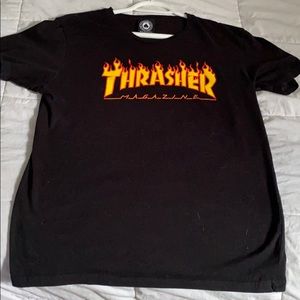 Black thrasher shirt